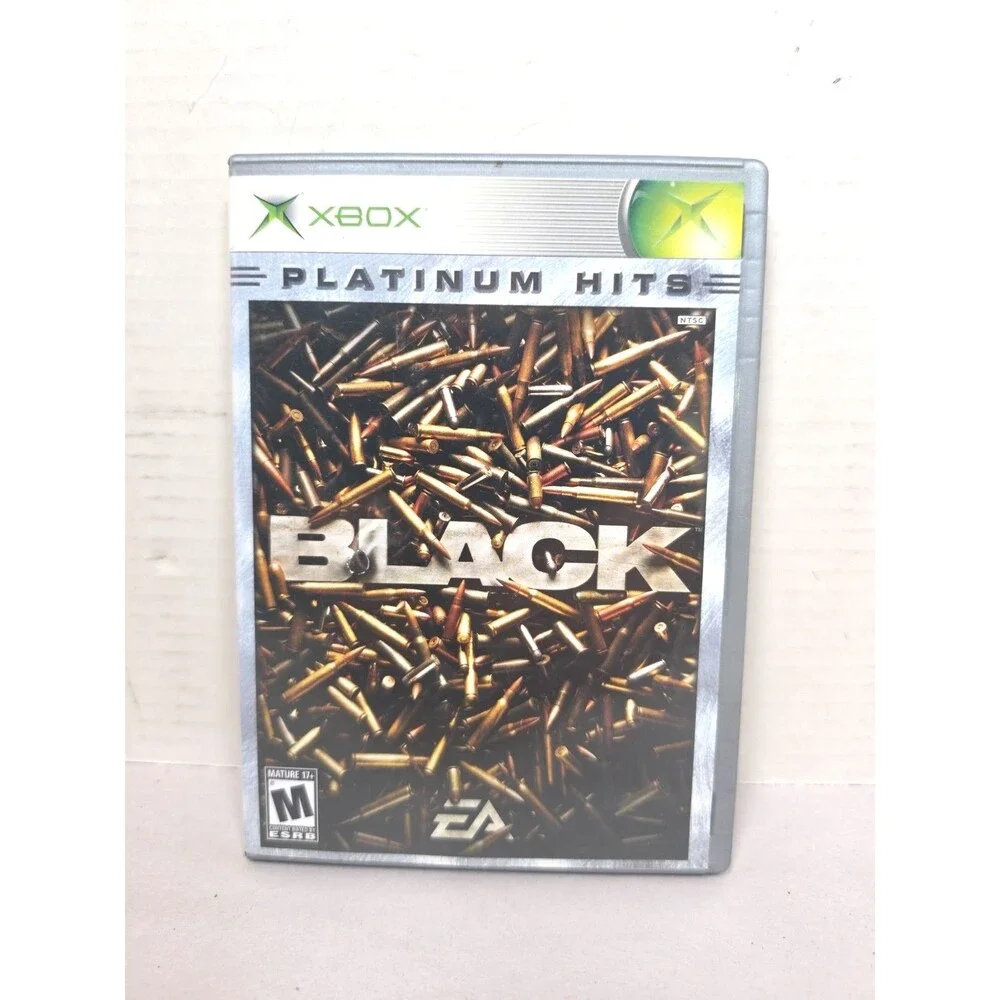 Black (Microsoft Xbox, 2006) Platinum Hits No Manual